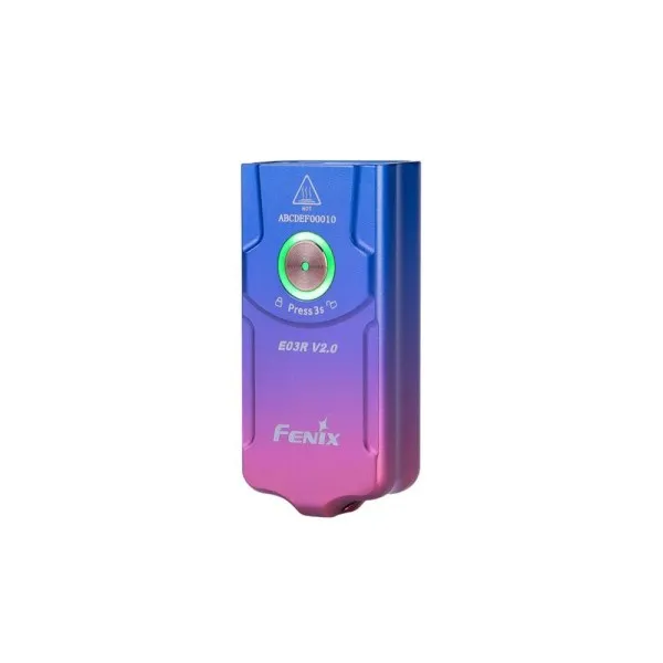 Фонарь-брелок Fenix E03R EDC V2.0 небула 500 люмен Фонарь-брелок Fenix E03R EDC V2.0 небула 500 люмен