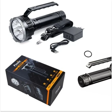 Фонарь Fenix поисковый LR80R 18000 люмен (Б/У. Есть царапины на ручке. В комплектации нет кабеля зарядки и Б/питания)