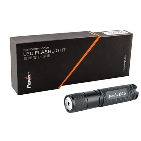 Фонарь Fenix E05 Cree XР-Е черный в подарочной упаковке