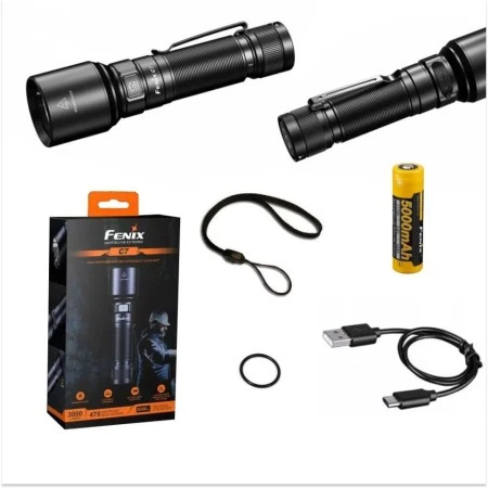 Фонарь Fenix индустриальный C7 3000 люмен (Вскрытая, поврежденная упаковка.)