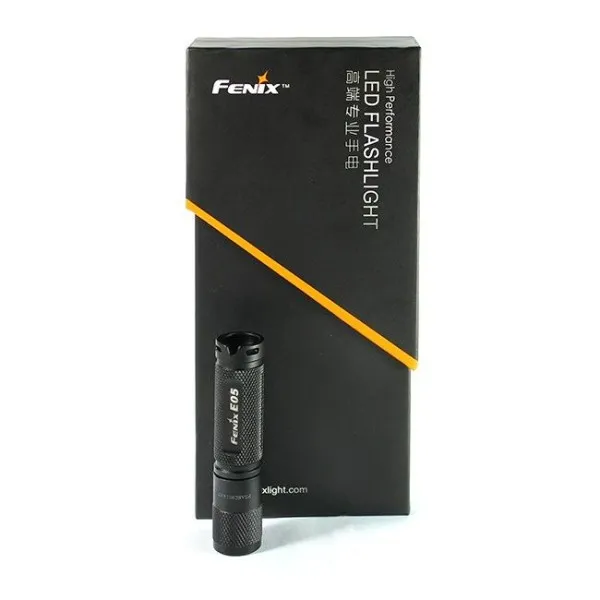 Фонарь Fenix E05 Cree XР-Е черный в подарочной упаковке