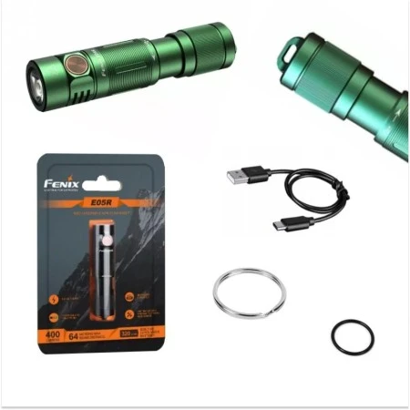 Фонарь Fenix E05R зелёный Фонарь Fenix E05R зелёный