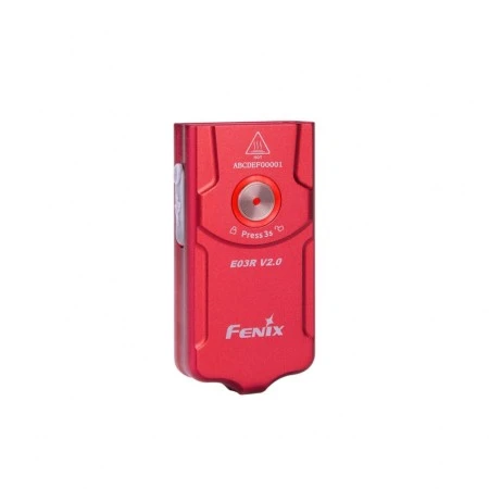 Фонарь-брелок Fenix E03R EDC V2.0 Rose Red