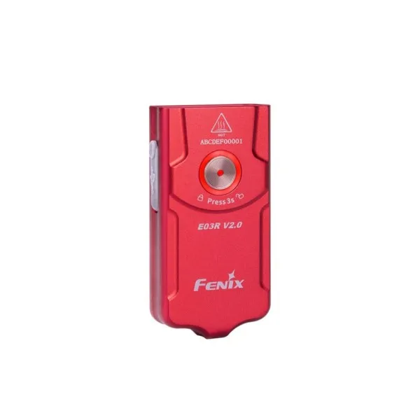 Фонарь-брелок Fenix E03R EDC V2.0 Rose Red Фонарь-брелок Fenix E03R EDC V2.0 Rose Red