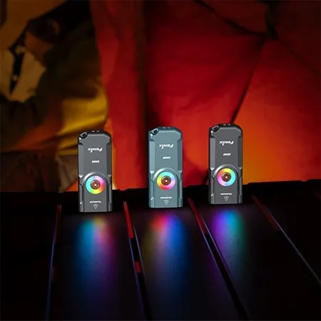 Фонарь-брелок Fenix E06R бирюзовый