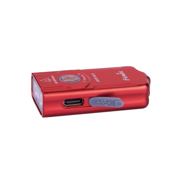 Фонарь-брелок Fenix E03R EDC V2.0 Rose Red
