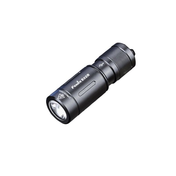 Уцененный товар Фонарь Fenix E02R, черный(Витрин. образец)