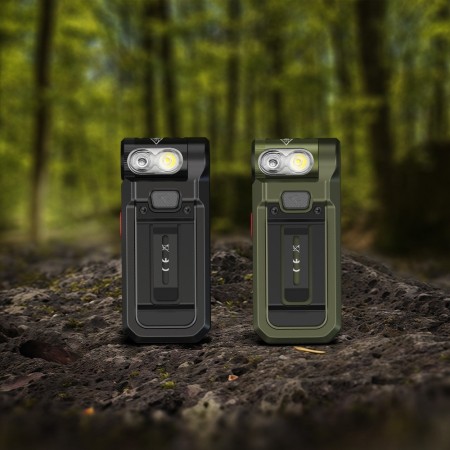 Фонарь Fenix многофункциональный SW05R-RED с красной подсветкой, зеленый