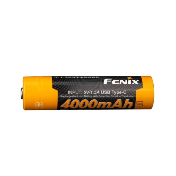 Уцененный товар Аккумулятор 18650 Fenix ARB-L18-4000U с разъемом для USB(Витрин. образец. Сост. нового)