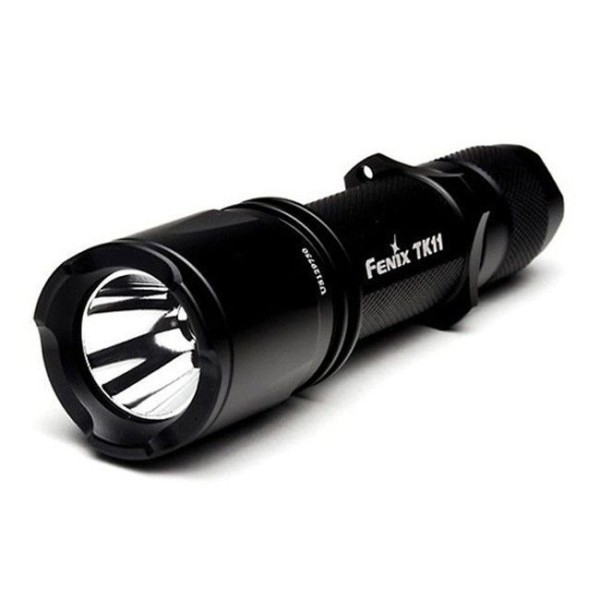 Уцененный товар Тактический фонарь FenixTK11 Cree(Состояние 4+Работает от АКБ без встроенной защиты(играет роль высота АКБ).Либо 2 шт. CR123A