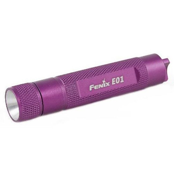 Фонарь Fenix E01 Nichia white GS розовый