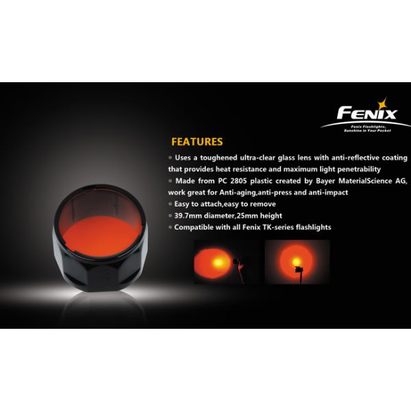 Фильтр Fenix AD302-R красный для серии TK