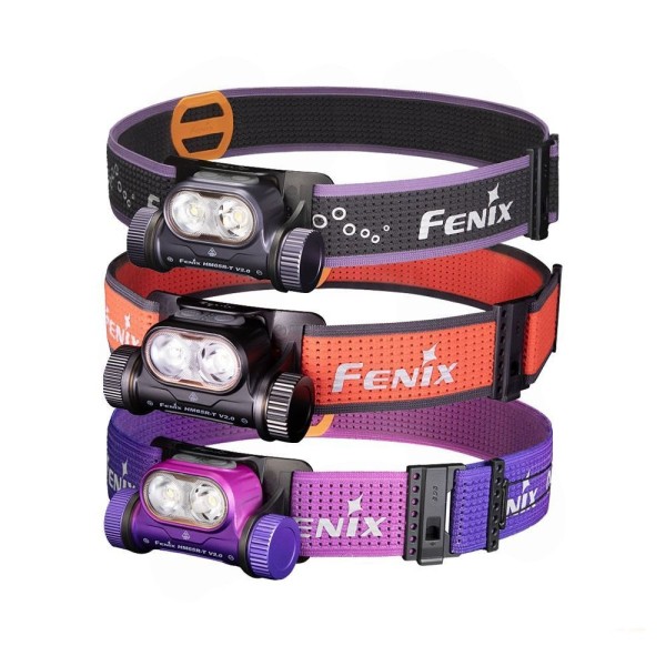 Уцененный товар Налобный фонарь Fenix HM65R-T V2.0 небула(Поврежденная, сильно треснутая упаковка)