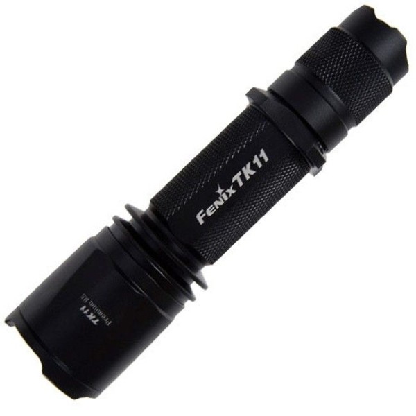 Уцененный товар Тактический фонарь FenixTK11 Cree(Состояние 4+Работает от АКБ без встроенной защиты(играет роль высота АКБ).Либо 2 шт. CR123A