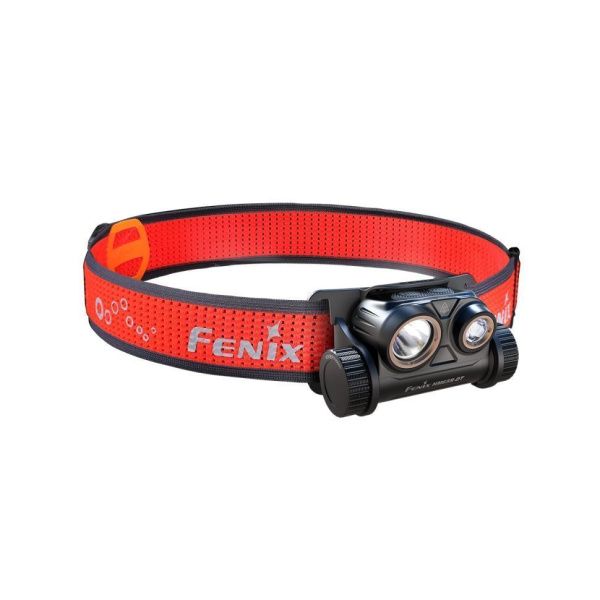 Уцененный товар Налобный фонарь Fenix HM65R-DT Dual LED черный(витрин.образец)