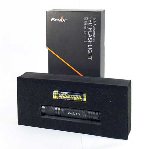 Фонарь Fenix E11 Cree XP-E черный в подарочной упаковке