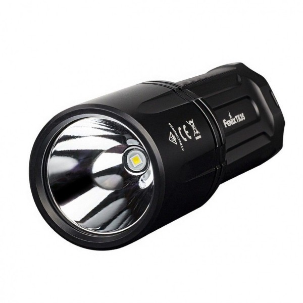 Уцененный товар Фонарь Fenix TK35 2018 CREE XHP35 HI neutral white LED, TK352018(Б/У - царапины, потертости корпуса. Полн. комплект)