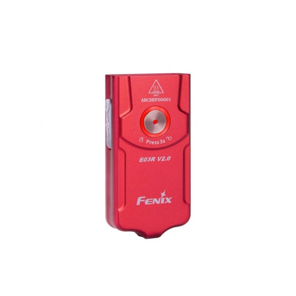 Фонарь-брелок Fenix E03R EDC V2.0 Rose Red